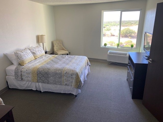 Comfortable, secure memory care suite at Hummingbird
